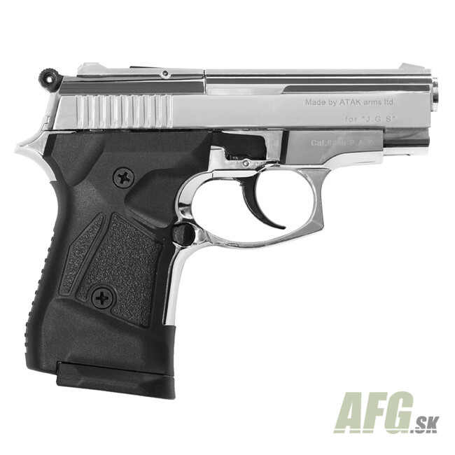 Gas pistol Atak Zoraki 914 Auto, shiny chrome, cal. 9 mm Knall