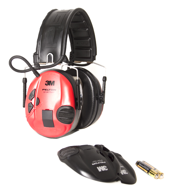 Ear protection Peltor SportTac Shooting MT16H210F-478-RD red-black