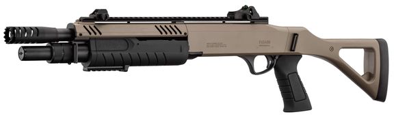Airsoft shotgun B.O. Fabarm STF/12-11", compact 3 rounds, FDE , ASG