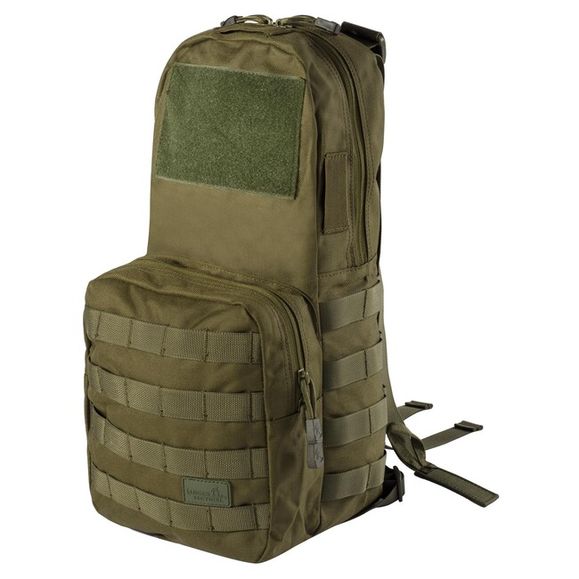 Airsoft hydratation backpack Lancer Tactical MOLLE, green
