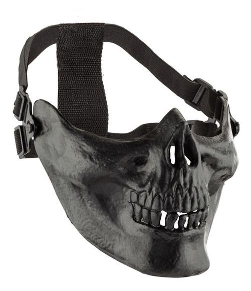 Airsoft mask Skeleton black