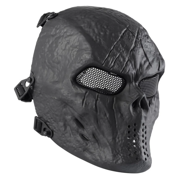 Airsoft mask Wosport Blooded Skull, black