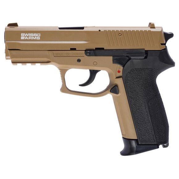 Airsoft pistol Cybergun Swiss Arms MLE HPA FDE ASG, kal. 6 mm