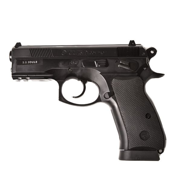 Airsoft pistol CZ 75 D compact CO2 blowback 6 mm, black