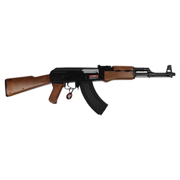 Airsoft submachine gun AK-47 AEG, cal. 6 mm BB, wood imitation
