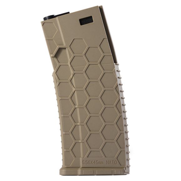 Airsoft magazine Lancer Tactical Dytac Hexmag dark Earth 120 rounds