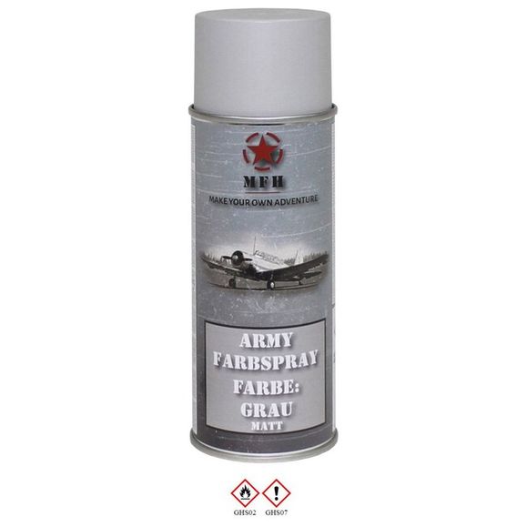Army colorspray MFH 400 ml, color Grey