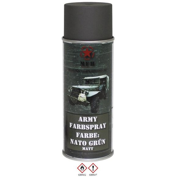 Army colorspray MFH 400 ml, NATO GREEN