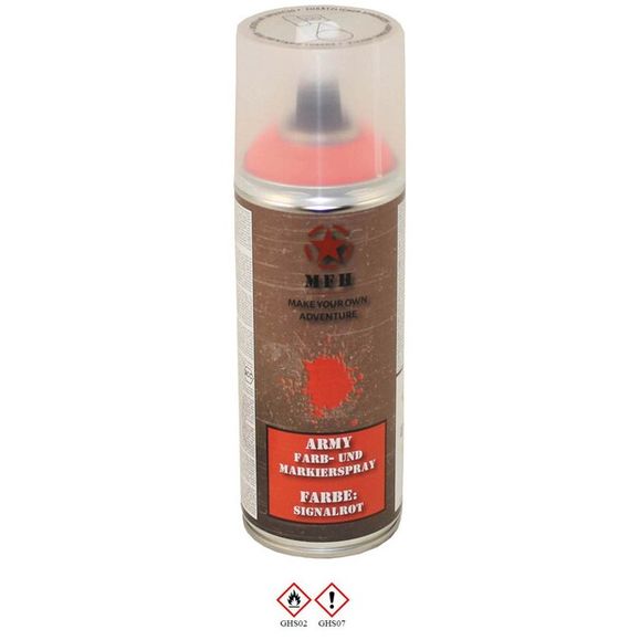 Army colorspray MFH 400 ml, color signal Red