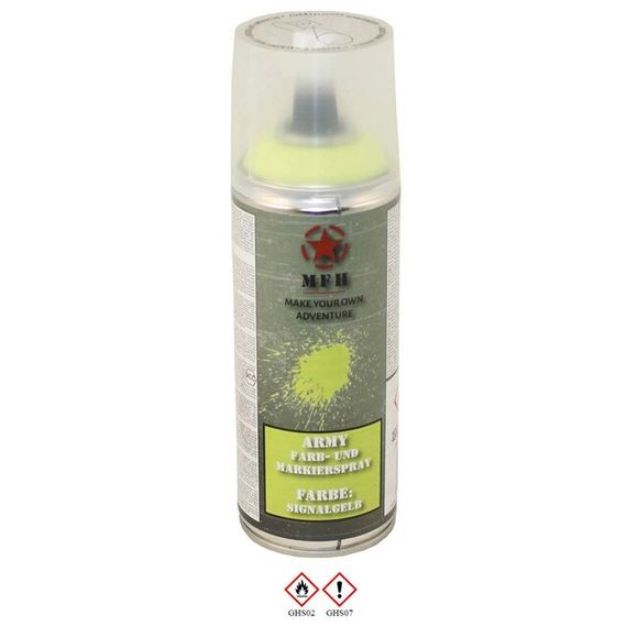 Army colorspray MFH 400 ml, color signal Yellow