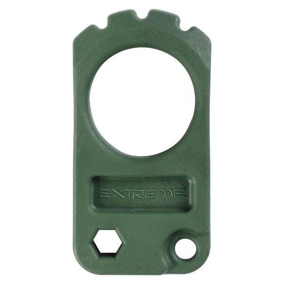 Brass knuckles little eXtreme EDC, green