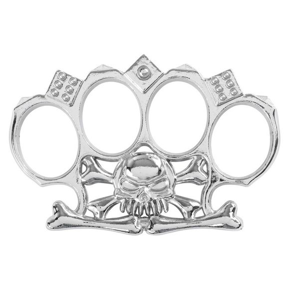 Brass knuckles defensive Dice, silver