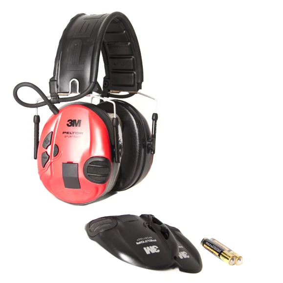 Ear protection Peltor SportTac Shooting MT16H210F-478-RD, red-black