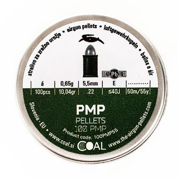 Pellets PMP 100, cal. 5,5 mm, 100 pcs