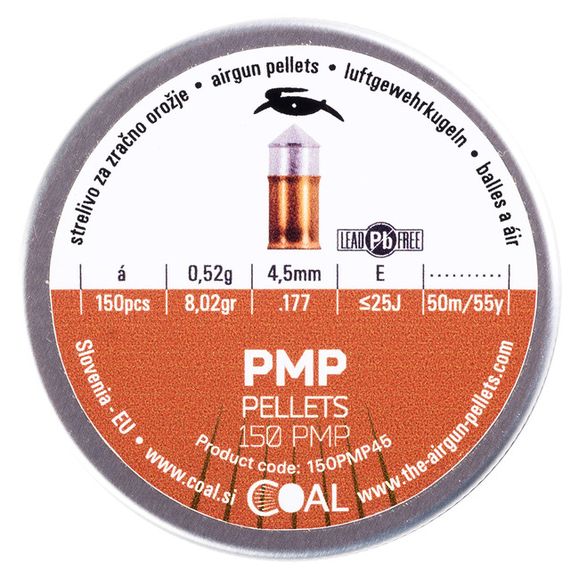 Pellets PMP 150, cal. 4,5 mm, 150 pcs