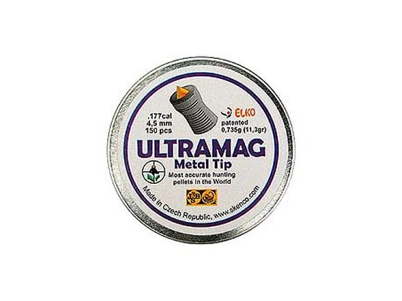 Pellets ULTRAMAG- METAL TIP JSB, 4,5 mm
