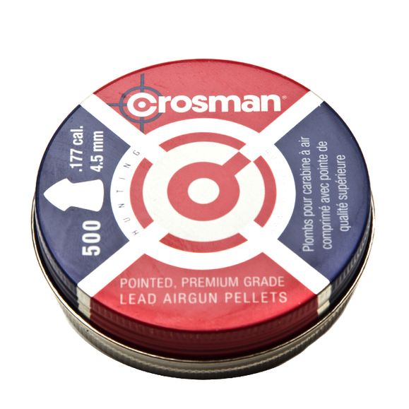 Pellets Crosman Premium Pointed, 500 pcs, cal. 4,5 mm