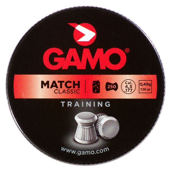 Pellets Gamo Match, 250 pcs, cal. 4,5 mm