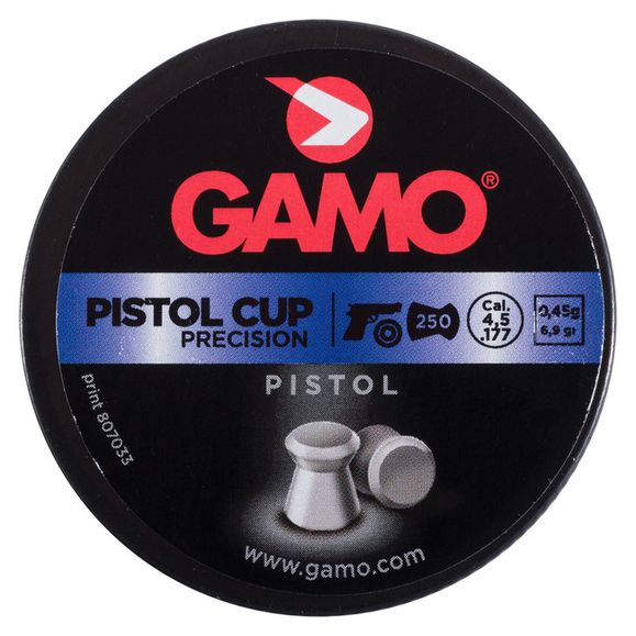 Pellets Gamo pistol Cup-Metal, cal. 4,5 mm, 250 pcs