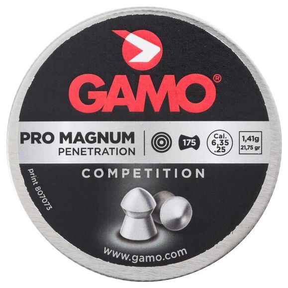 Pellets Gamo  Pro Magnum cal. 6,35 mm, 175 pcs