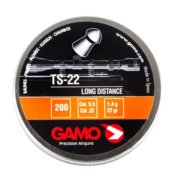 Pellets Gamo TS-22, 200 pcs, cal. 5,5 mm