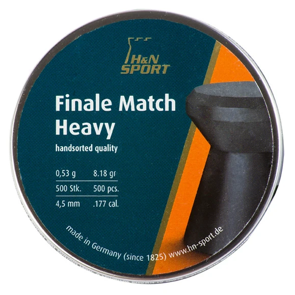 Pellets HN Finale Match Heavy, cal. 4,5 mm, 500 pcs