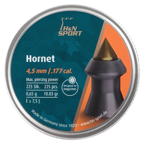 Pellets HN Hornet, cal. 4,5 mm, 0.65 g, 225 pcs