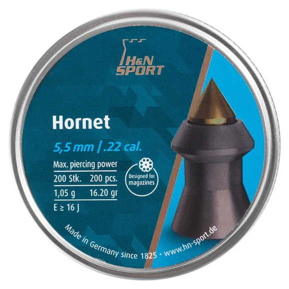 Pellets HN Hornet cal. 5.5 mm, 200 pcs, 1.05 g
