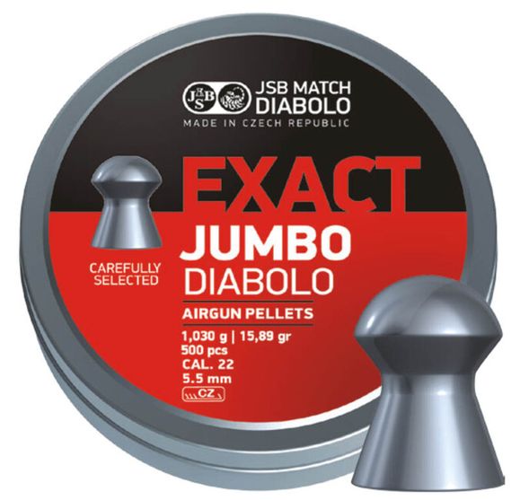 Pellets JSB Exact Jumbo, cal. 5,52 mm (.22)