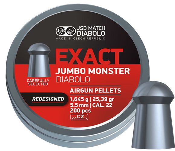 Pellets JSB Exact Jumbo Monster Redesigned, cal. 5,52 mm, 200 pcs