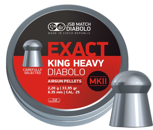 Pellets JSB Exact King Heavy MKII, 150 pcs, cal. 6,35 mm