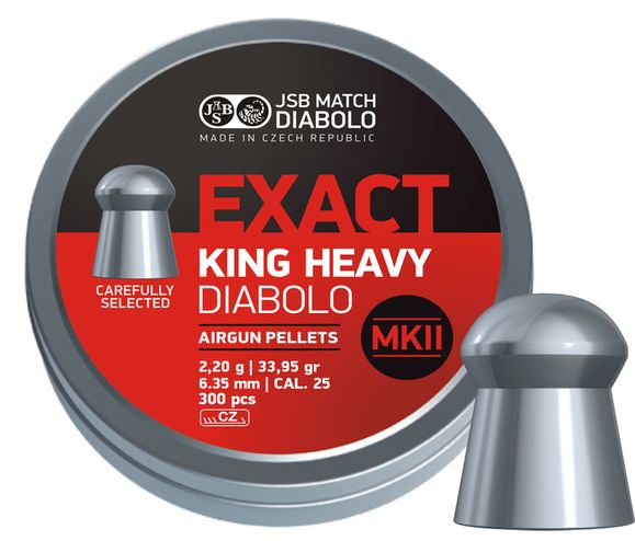 Pellets JSB Exact King Heavy MKII cal.6,35 mm, 300 pcs