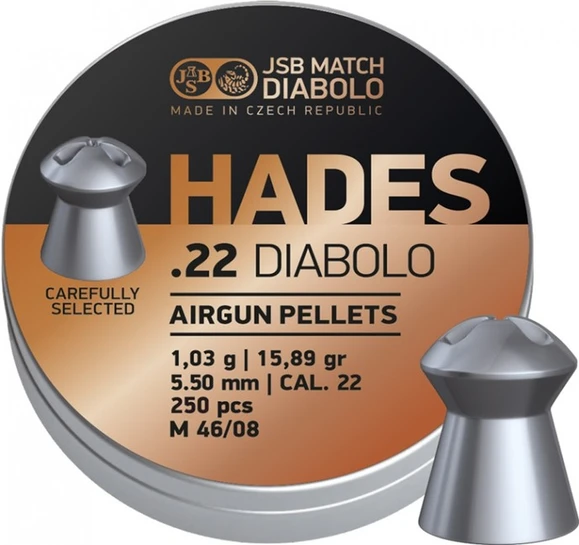 Pellets JSB Hades cal.5,5 mm, 250 pcs