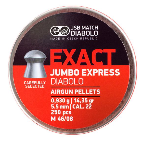 Pellets JSB Jumbo Exact express, cal. 5,52 mm, 250 pcs