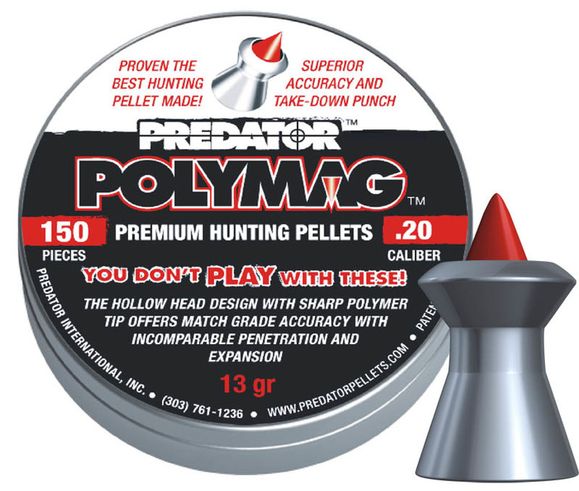 Pellets JSB Premium Predator PolyMag, cal. 5,1 mm, 150 pcs
