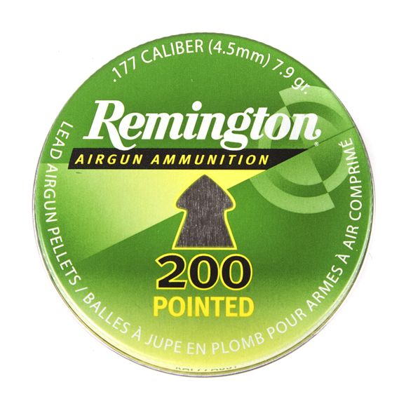 Pellets Remington Pointed 200, 4,5 mm (.177)