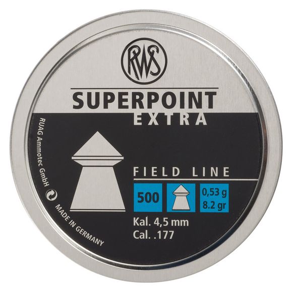 Diabolo RWS Superpoint extra, cal. 4,5 mm, 0,53 g