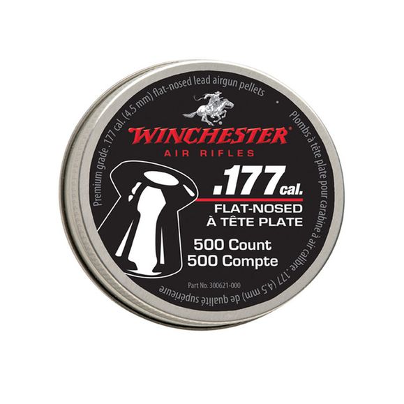 Pellets Winchester Flat Nosed, cal. 4,5 mm, 500 pcs