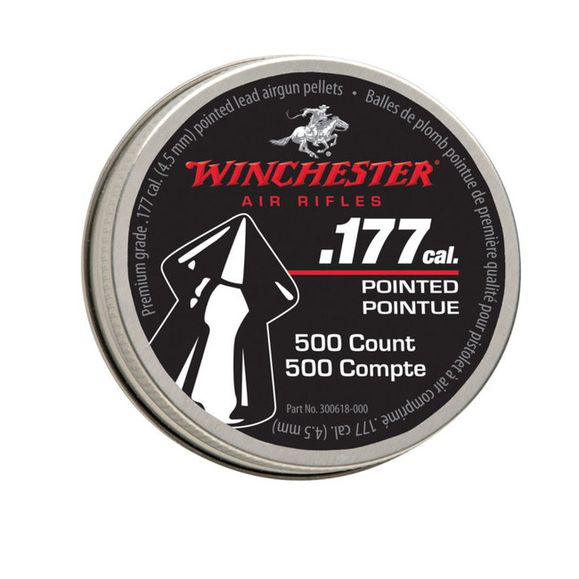 Pellets Winchester Pointed, cal. 4,5 mm, 500 pcs