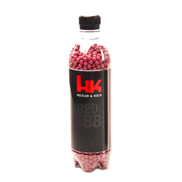 BB bullets 6 mm Heckler&Koch 0,25 g, 2700 pcs, red