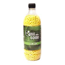 BB pellets, 6 mm, Combat Zone, 0.12 g, 5000 pcs, yellow