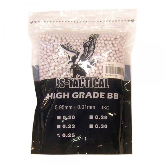 BB pellets 6 mm JS-Tactical High Grade 0.25 g, 1 kg