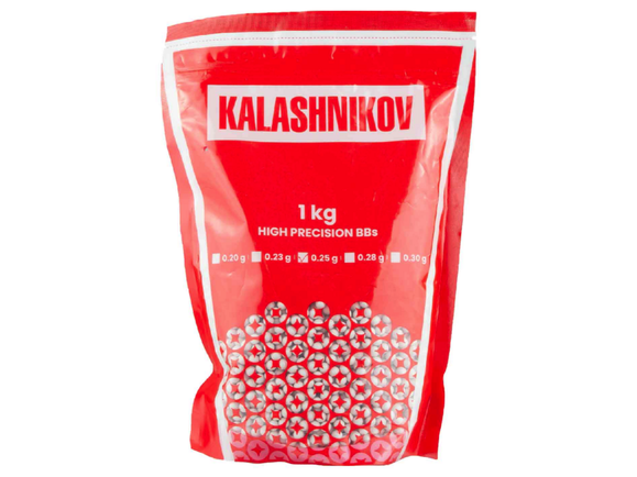 BB pellets 6 mm KALASHNIKOV 0.25 g, 4000 pcs
