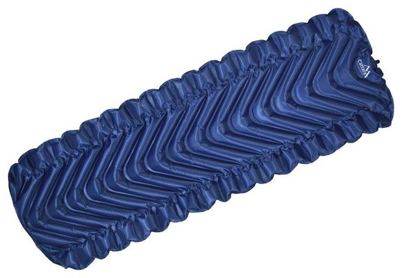 Inflatable matt TRACK blue,  185 x 61 cm