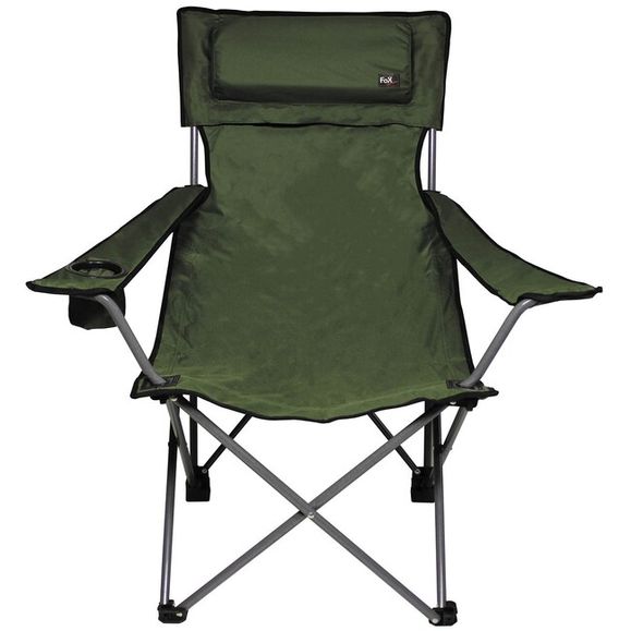 Camping folding chair Deluxe, OD green