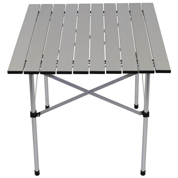 Camping Table with Foldable Frame, aluminium