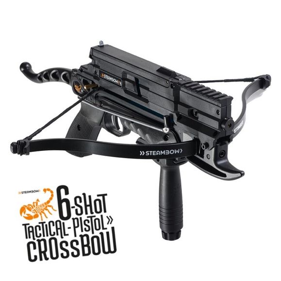 Pistol crossbow Steambow AR-6 Stinger, plastic magazine