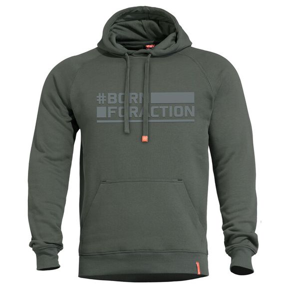 Hooded sweatshirt Pentagon Phaeton Born, dawn green camo