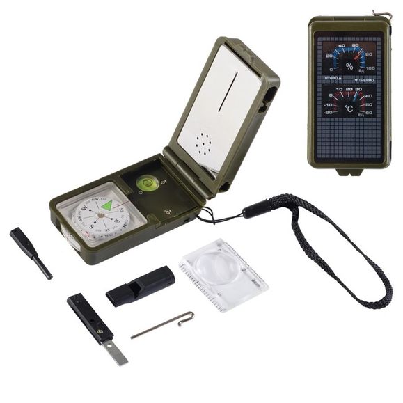 Multifunctional compass, 10 functions