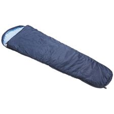 Sleeping Bag, 2-layer filling, mummy type, blue